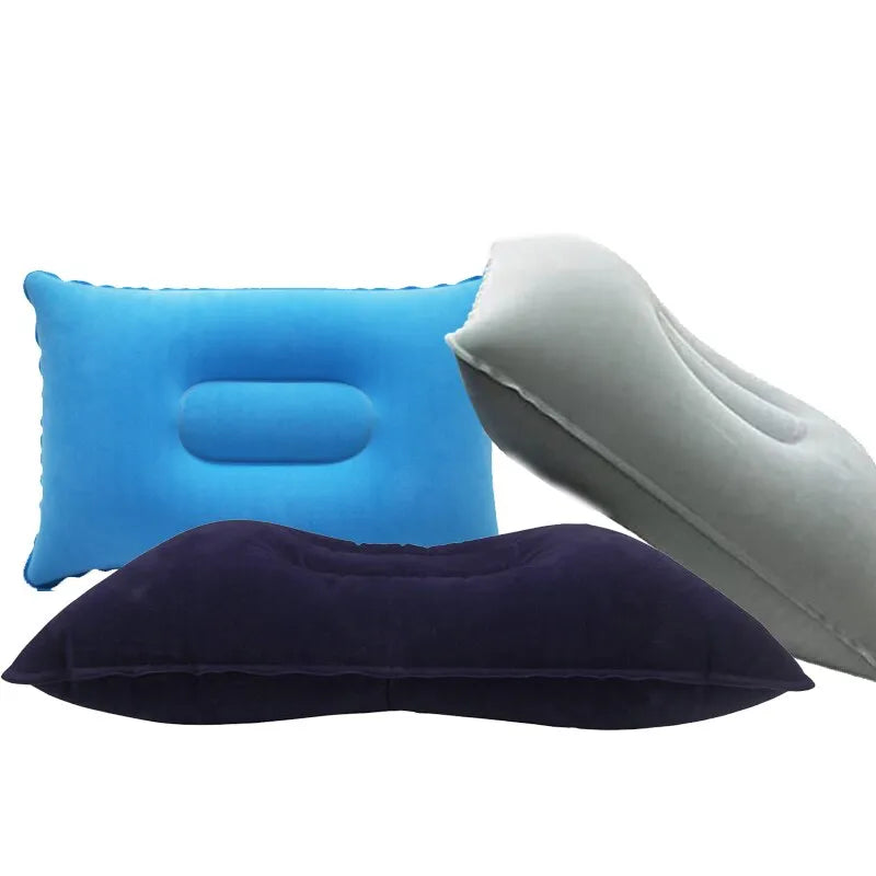 Portable Fold Inflatable Air Pillow Outdoor Travel Sleeping Camping