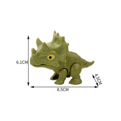 Jurassic Finger Dinozaver Triceratops Tyrannosaurus Model igrače za otroke 