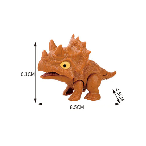 Jurassic Finger Dinozaver Triceratops Tyrannosaurus Model igrače za otroke 