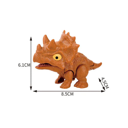 Jurassic Finger Dinozaver Triceratops Tyrannosaurus Model igrače za otroke 