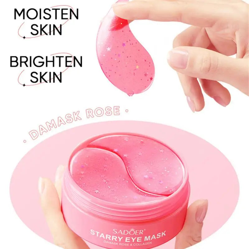 Rose Deep Moisturizing Eye Patches Reduce Wrinkles Puffiness Bright