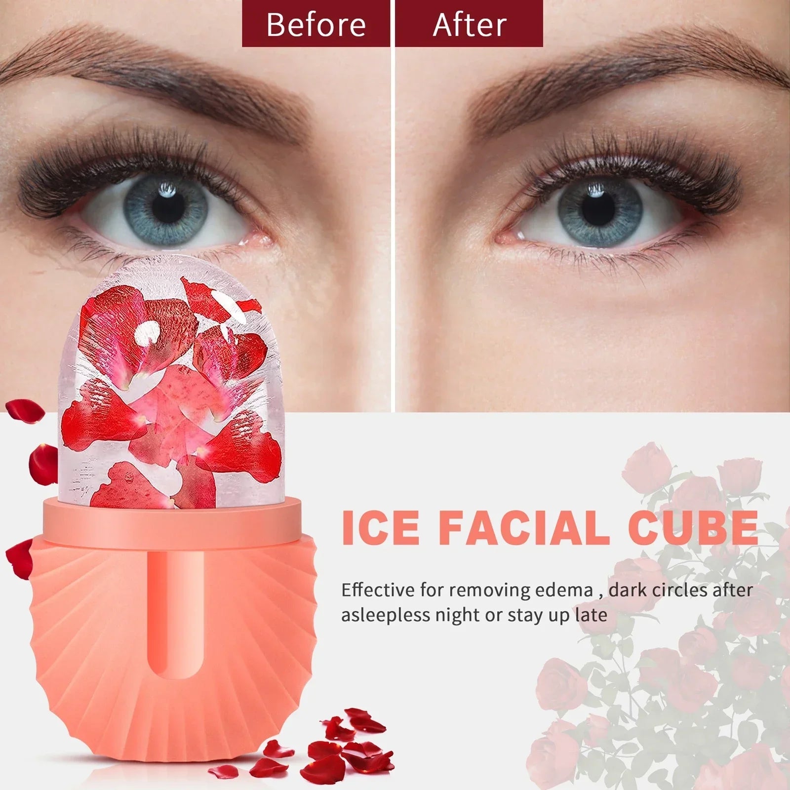 Silicone Ice Cube Trays Beauty Lifting Ice Ball Face Massager