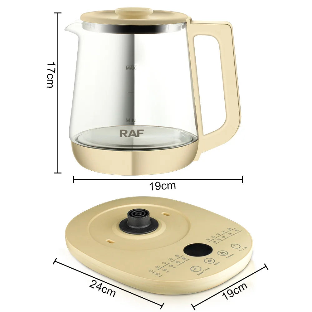 Health Preserving Pot 1.5L Electric Glass Kettle Kitchen Appliances