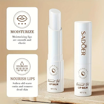 Coconut Lip Balm - Lasting Nourishment and Moisture for Men and Women