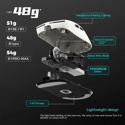 Vgn Vxe Dragonfly R1 Brezžična miška Paw3395 Sensor Nordic 52840 Fps 