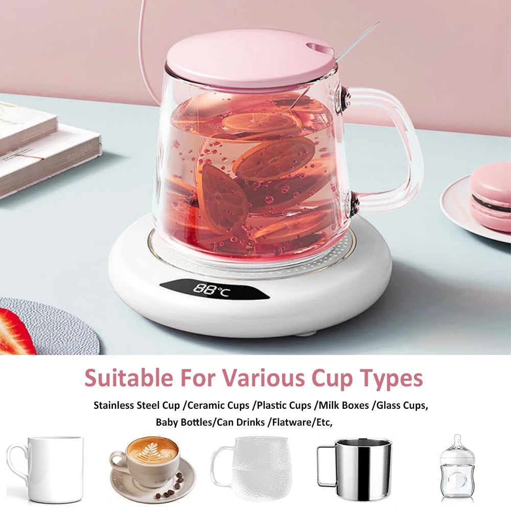 Mug Warmer Electric Cup Heater Milk Tea Water Cup Heating Coaster