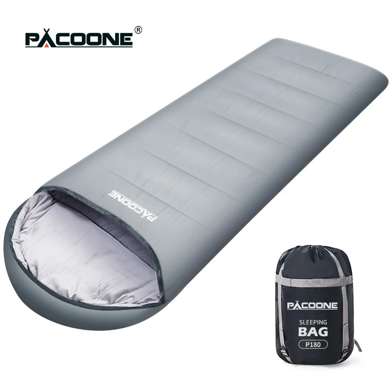 PACOONE Outdoor Sleeping Bag Lightweight Cotton