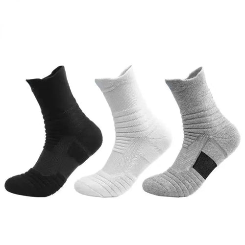 3pairs/Lot Men's Socks Compression Stockings Breathable Basketball