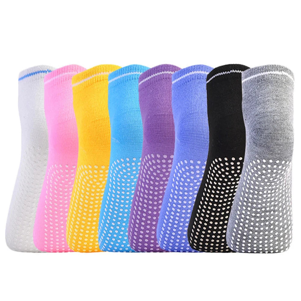 Indoor Non-Slip Floor Socks Candy Color Dispensing Sports Boat Socks