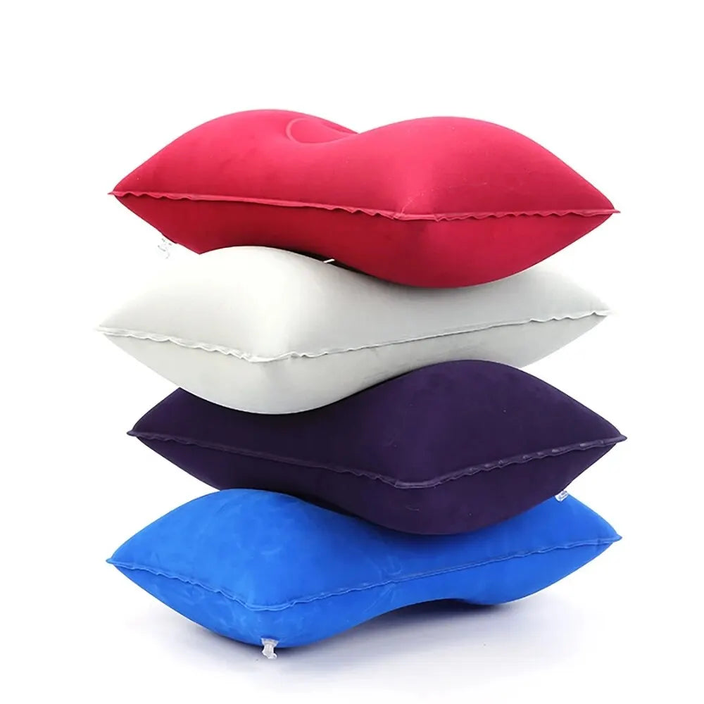 Portable Fold Inflatable Air Pillow Outdoor Travel Sleeping Camping