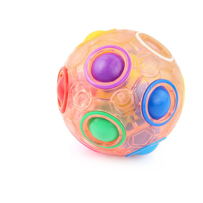 Magic Rainbow Puzzle Ball Speed ​​Cube Ball Fun Možgani za lajšanje stresa