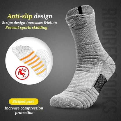 3pairs/Lot Men's Socks Compression Stockings Breathable Basketball