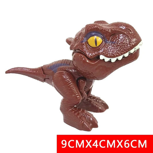 Jurassic Finger Dinozaver Triceratops Tyrannosaurus Model igrače za otroke 