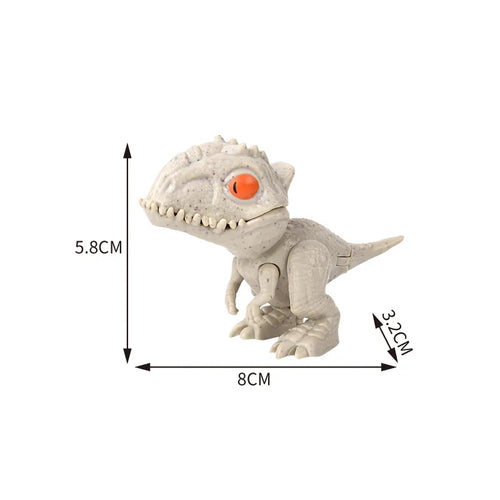 Jurassic Finger Dinozaver Triceratops Tyrannosaurus Model igrače za otroke 