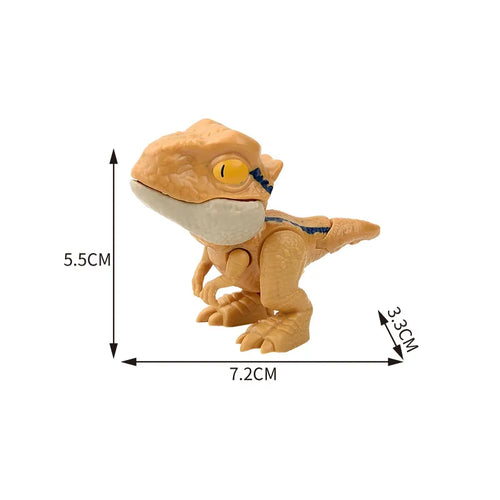 Jurassic Finger Dinozaver Triceratops Tyrannosaurus Model igrače za otroke 