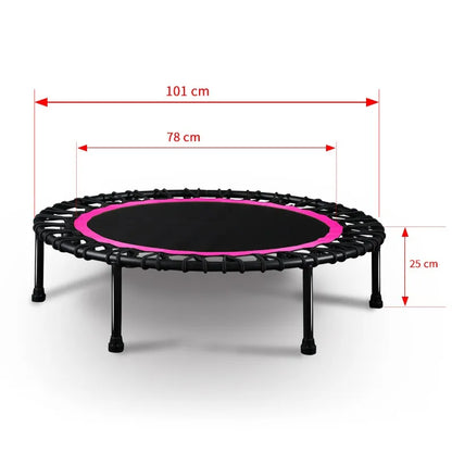 *IZDELEK TEDNA* 40" Silent Mini Trampolin Fitness Trampoline Bungee Rebounder Cardio 