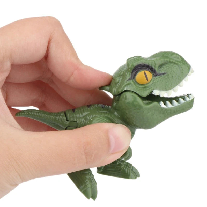 Jurassic Finger Dinozaver Triceratops Tyrannosaurus Model igrače za otroke 