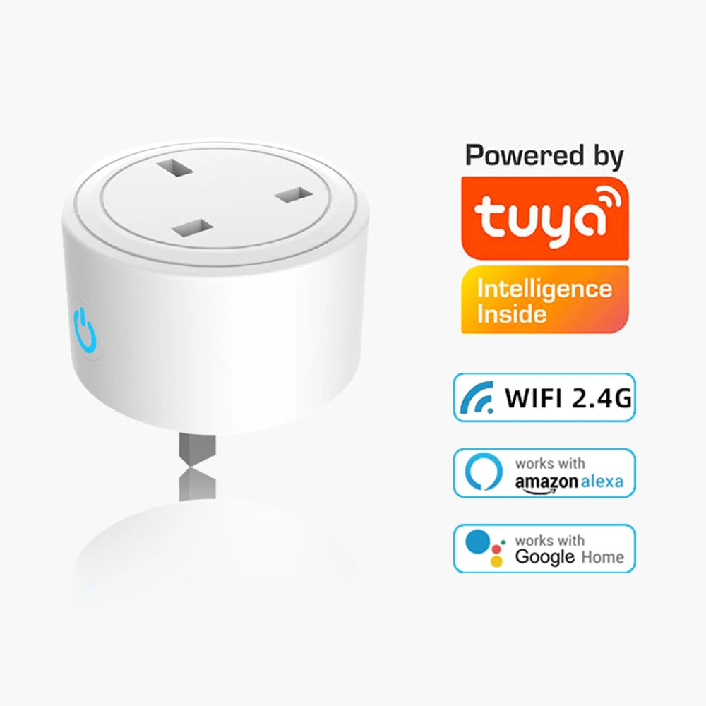 WiFi Smart Plug 10A UK daljinsko glasovno upravljanje Google Home Tuya Smart 