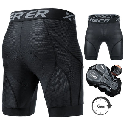 X-TIGER Men's Cycling Underwear Shorts 5D Padded Sports Riding Bike