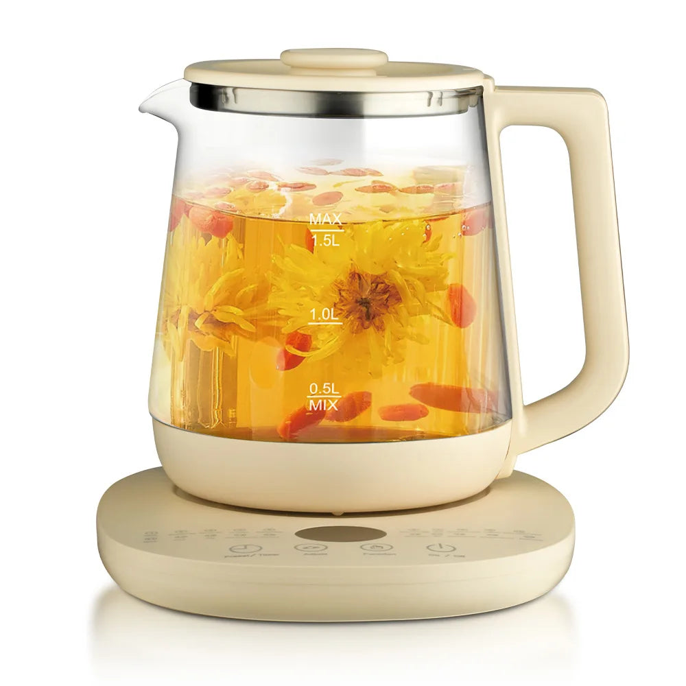 Health Preserving Pot 1.5L Electric Glass Kettle Kitchen Appliances