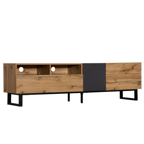 Modern Wood Grain TV Cabinet – 180 cm