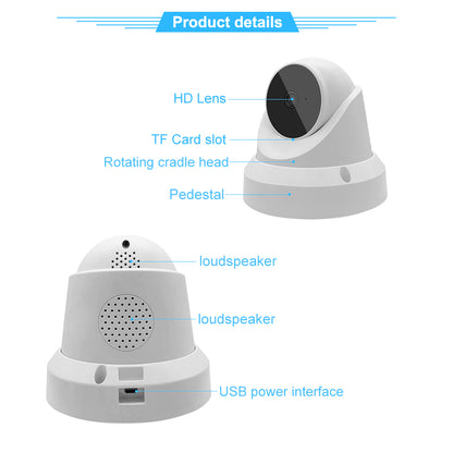 IP WiFi kamera Baby Monitor Domača varnostna kamera