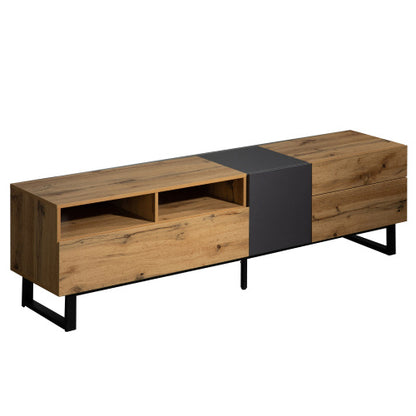 Modern Wood Grain TV Cabinet – 180 cm