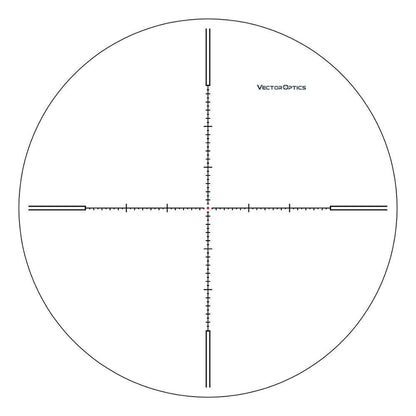 Optika Aston 3-18x44 Taktični strelni daljnogled 90MOA Range HD Glass Sys MOA