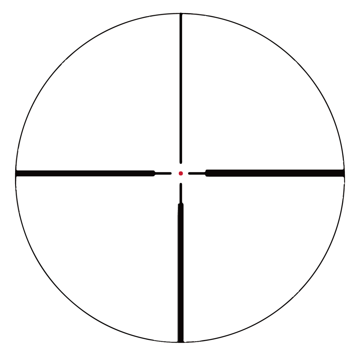 Optics Continental HD 1-6x24 Hunting Riflescope Optical Rifle Scope