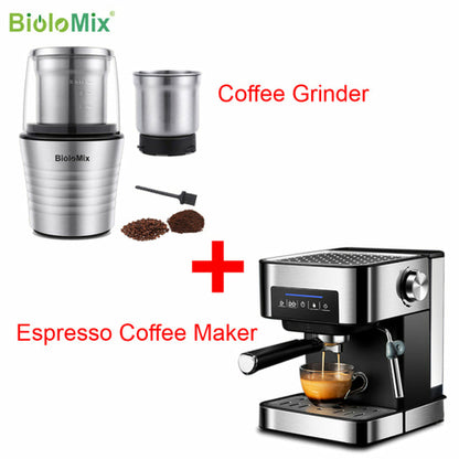 20 Bar Italian Type Espresso Coffee Maker Machine with Milk Frother