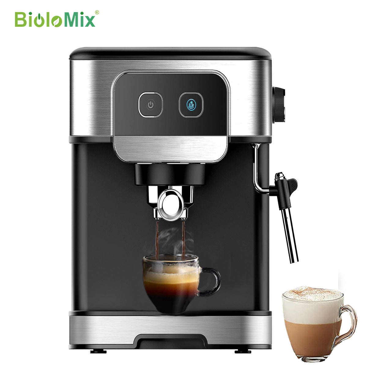 Premium 1200W 20 Bar Espresso Coffee Machine