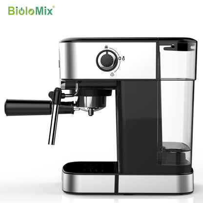 Premium 1200W 20 Bar Espresso Coffee Machine