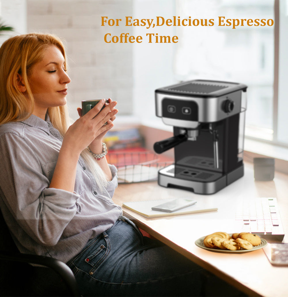 Premium 1200W 20 Bar Espresso Coffee Machine