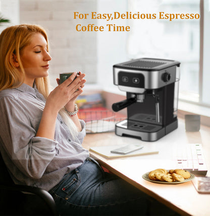 Premium 1200W 20 Bar Espresso Coffee Machine