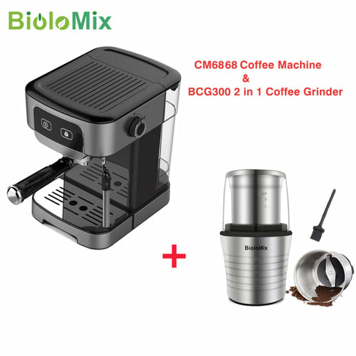 Premium 1200W 20 Bar Espresso Coffee Machine