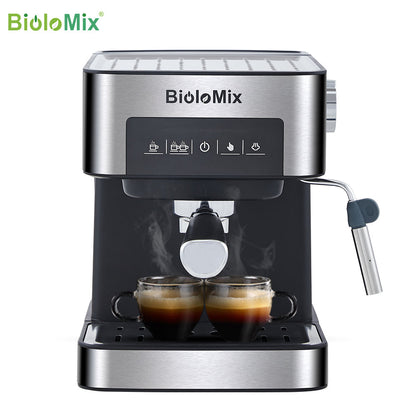 20 Bar Italian Type Espresso Coffee Maker Machine with Milk Frother